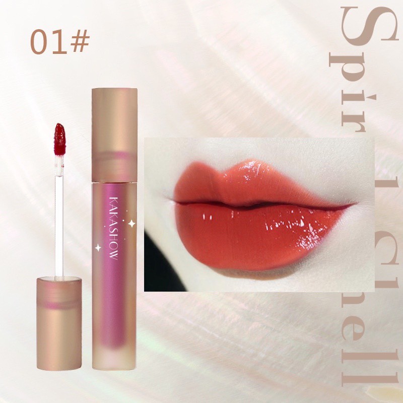 Son kem bóng Shell Mirror Lip Glaze KakaShow KAKA01