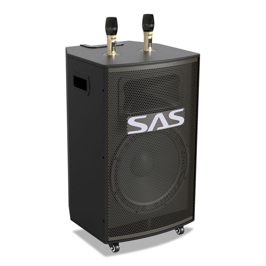 LOA KÉO DI ĐỘNG SAS CARA 66 CHÍNH HÃNG BASS 40CM-CÔNG SUẤT 480W