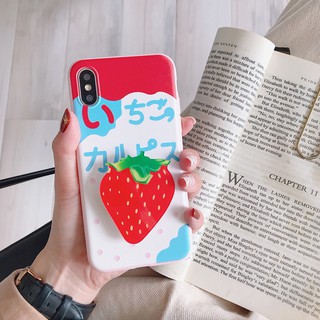 Ốp Iphone Dẻo Trái Cây + Pop