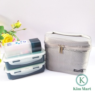 Bộ hộp cơm Lock&Lock HPL758 DG - Chính hãng