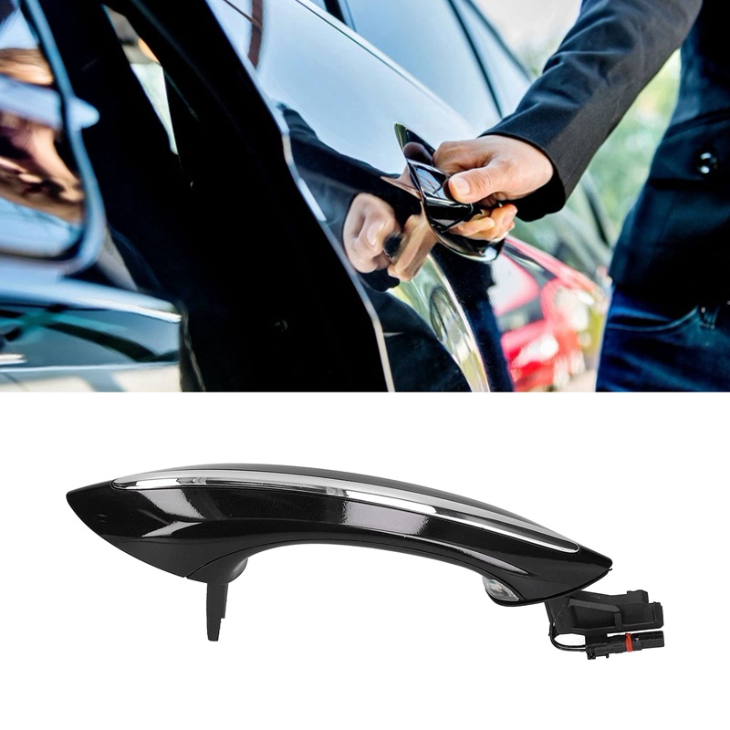 Tay nắm cửa bên phải màu đen cho xe hơi BMW 5 7 Series F01 F02 F06 F10 520D 520I 525D 528I 530D