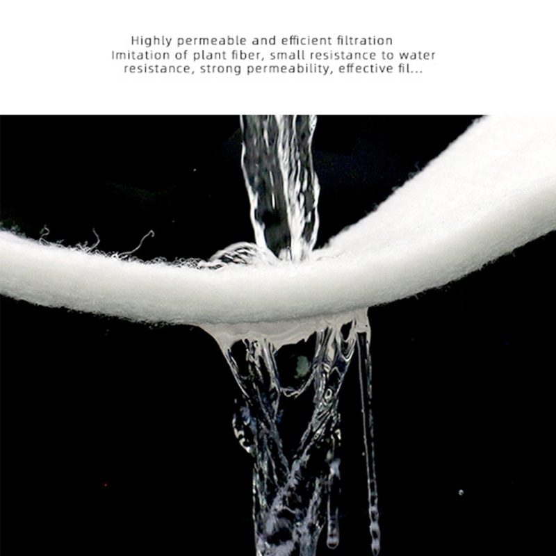 40x100cm White Aquarium Filter Media Pad Biochemical Cotton Foam Thicken Sponge Roll Fish Tank Water Cleaning Supplies