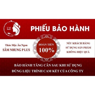 Tăng cân Sâm Nhung Plus Chính hãng( hộp 60 viên)