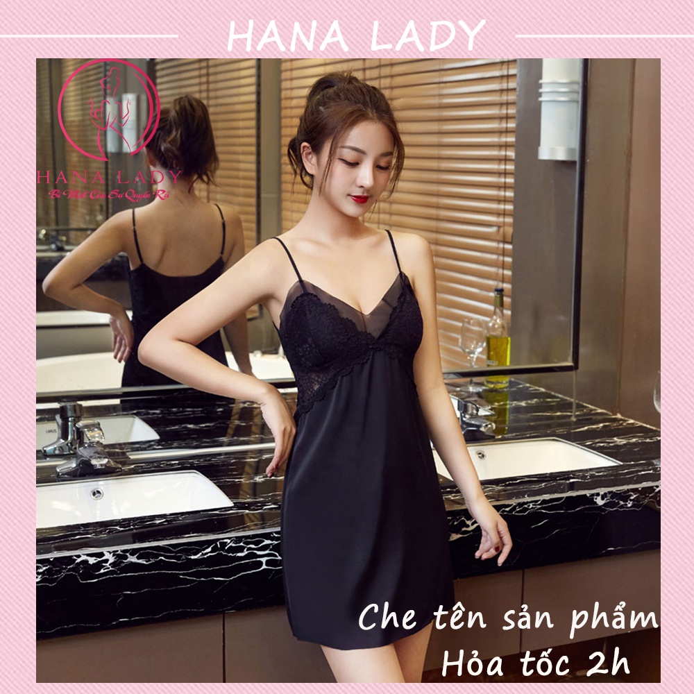 Váy Ngủ Lụa - Đầm Ngủ 2 Dây Cao Cấp VN083
