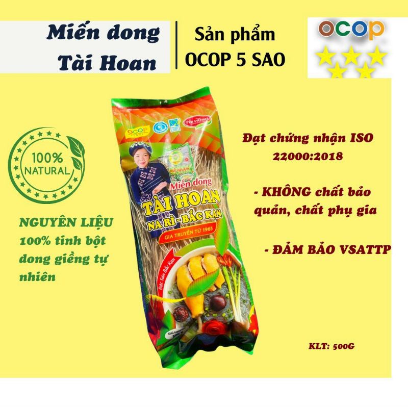 Miến dong ngon - Đặc sản bắc kạn - Miến tài hoan 5 sao OCOP |Hàng loại 1