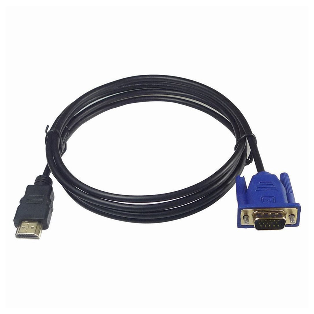 (1207Discount) Dây Cáp Lưới Nam Châm Cổng Hdmi Sang Vga Hd 1m