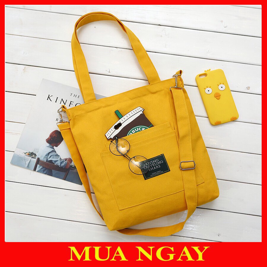 Túi tote vải siêu đẹp Living cực hot