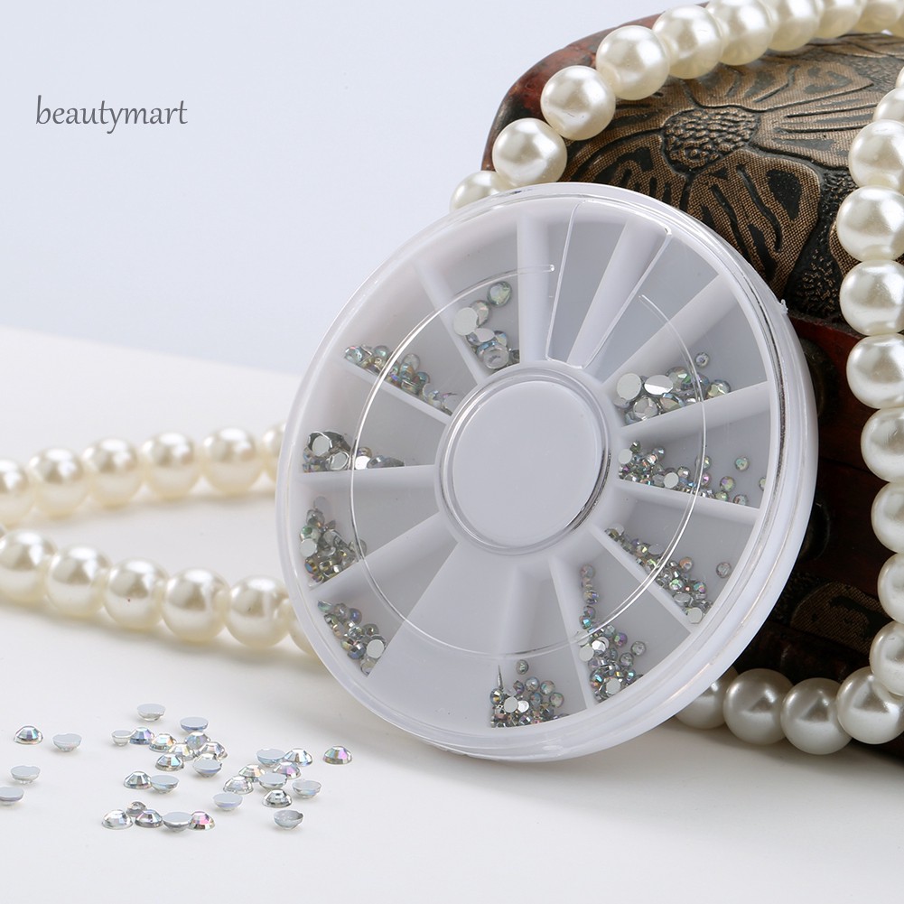 Hộp phụ kiện hạt Acrylic lấp lánh trang trí móng nghệ thuật