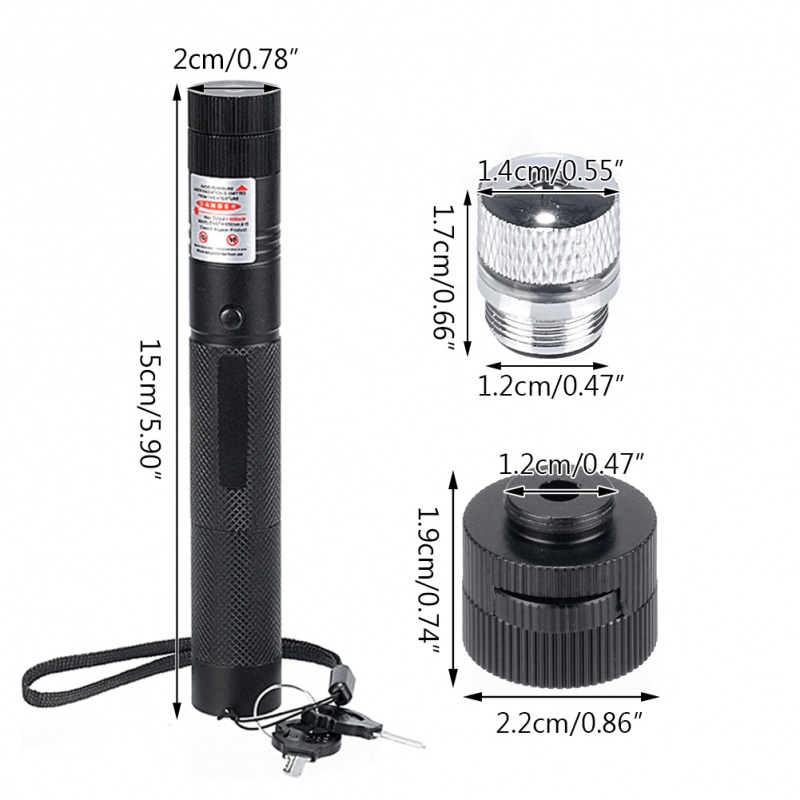 Đèn laser Xanh Lá Năng Lượng Cao 532nm 10000m 303 Lazer SD