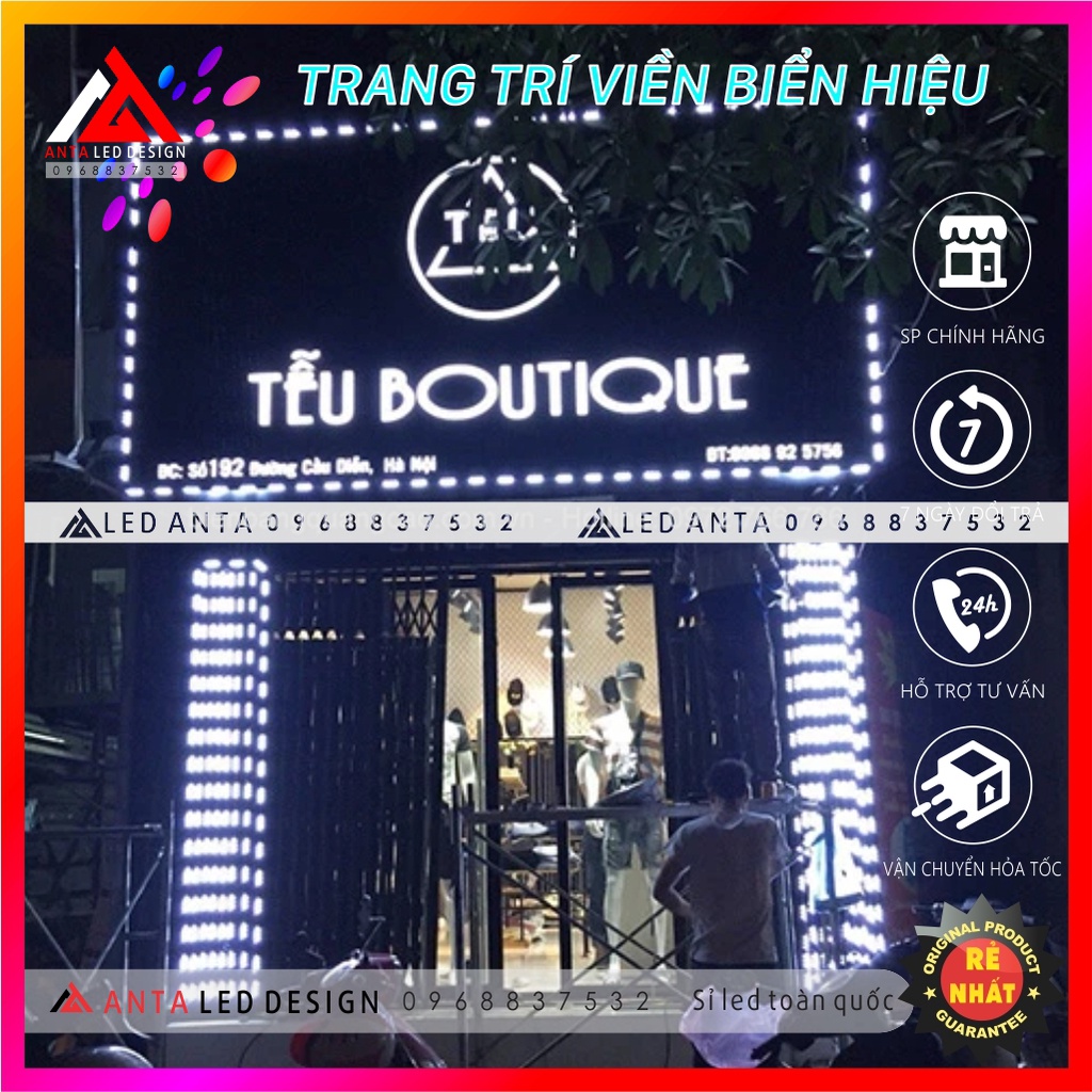 Đèn Led hắt 3 bóng mắt lồi điện 12V  loại siêu sáng