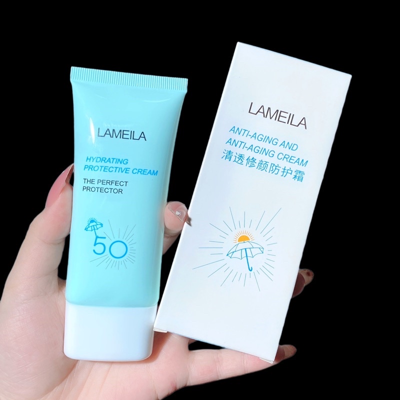 Kem Chống Nắng Bảo Vệ Da mẫu mới Lameila SPF50 + chống tia UV Dưỡng Da Sáng Khỏe Kiểm Soát Bóng Nhờn KCN1