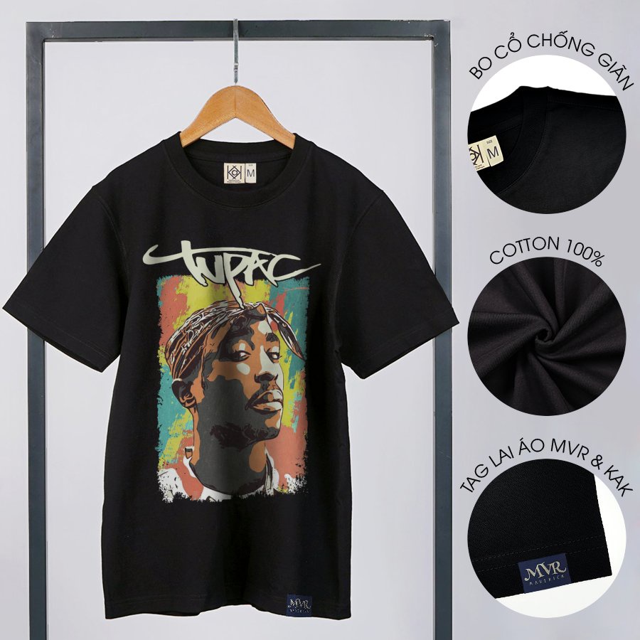 Áo form rộng tay lỡ hip hop cực chất phong cách cổ điển MVR size rộng tee Mỹ BB4209