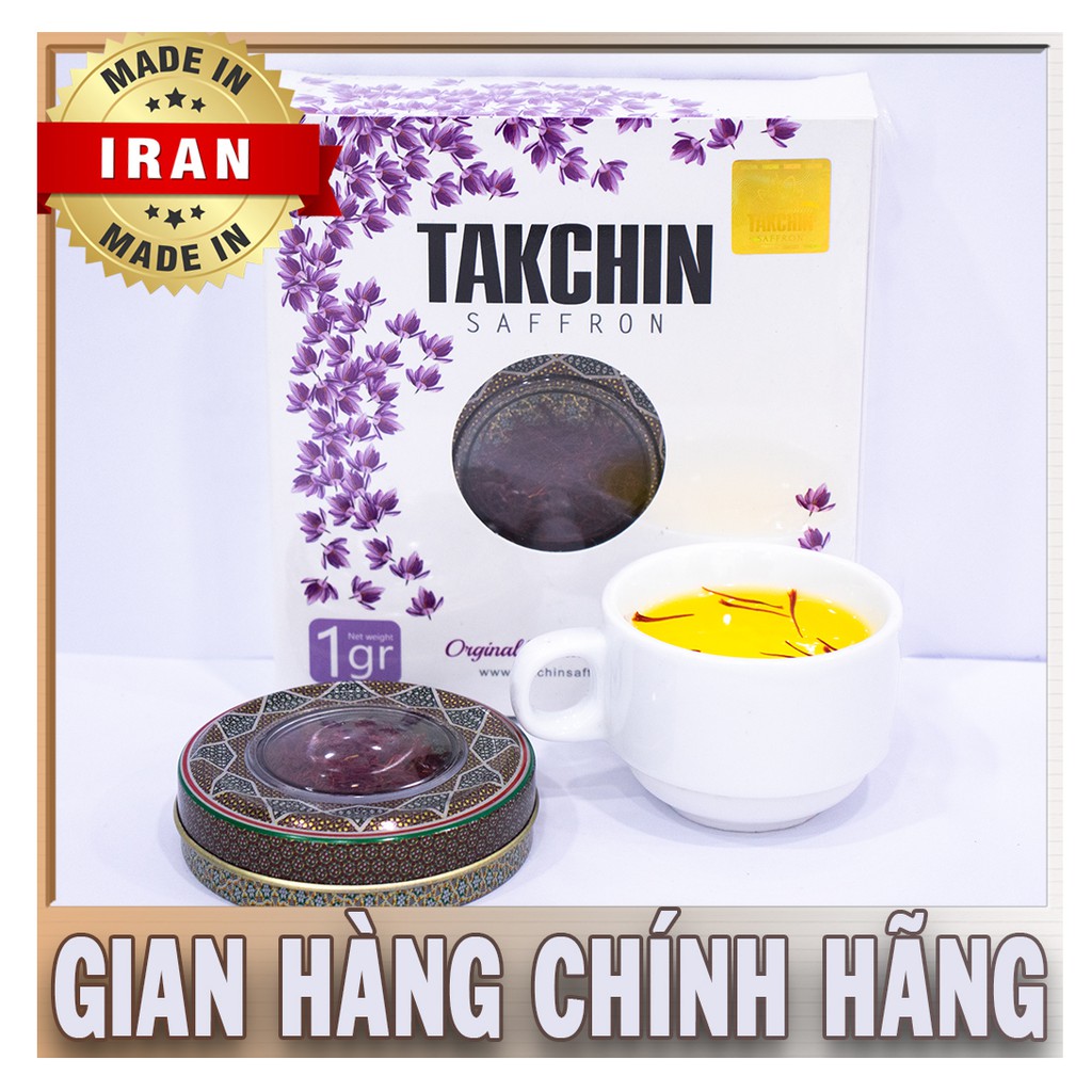 1gr Nhụy Hoa Nghệ Tây TAKCHIN SAFFRON nhập khẩu trực tiếp IRAN