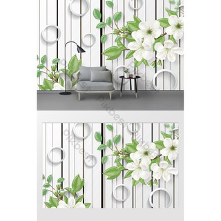 Tranh dán tường Tranh 3d dán tường phòng khách phòng ngủ hiện đại Hoa Lài Núi MS1115120(kích thước lớn)