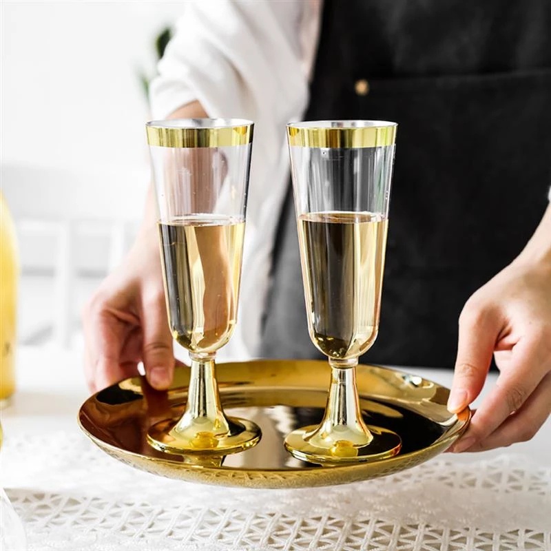 Nến sâm panh đám cưới Sáng tạo Cốc cưới bằng nhựa dùng một lần Dụng cụ uống rượu sâm panh cho bữa tiệc