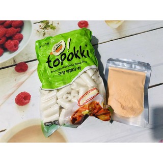 Combo bánh gạo ống và bột phô mai hấp dẫn ( 1kg bánh gạo ống, 100g bột phô mai)