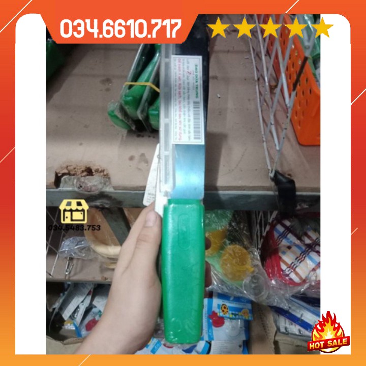Siêu sắc bén - Dao 7 thép chuôi xanh 32cm