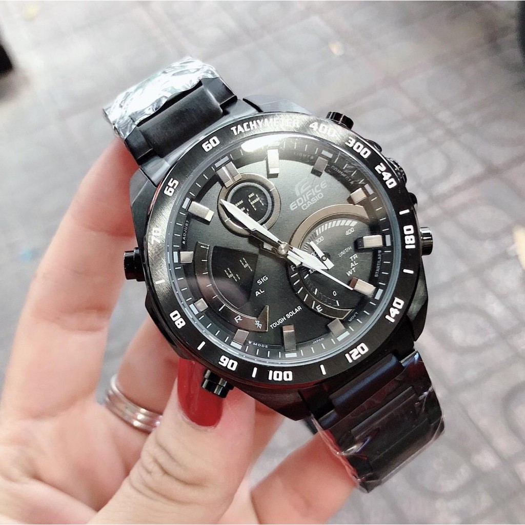 Đồng Hồ Casio Nam Edifice ECB-900DC Full Đen