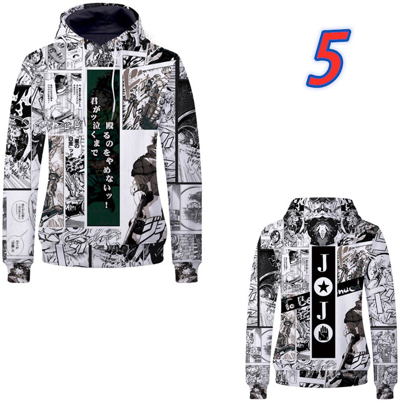 Áo Hoodie In Hình JoJo 's Bizarre Adventure 3d Thời Trang Cho Nam Nữ | BigBuy360 - bigbuy360.vn
