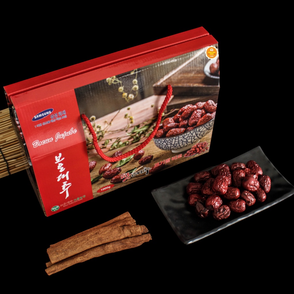 TÁO ĐỎ HÀN QUỐC CAO CẤP 1KG - BOEUN JUJUBE