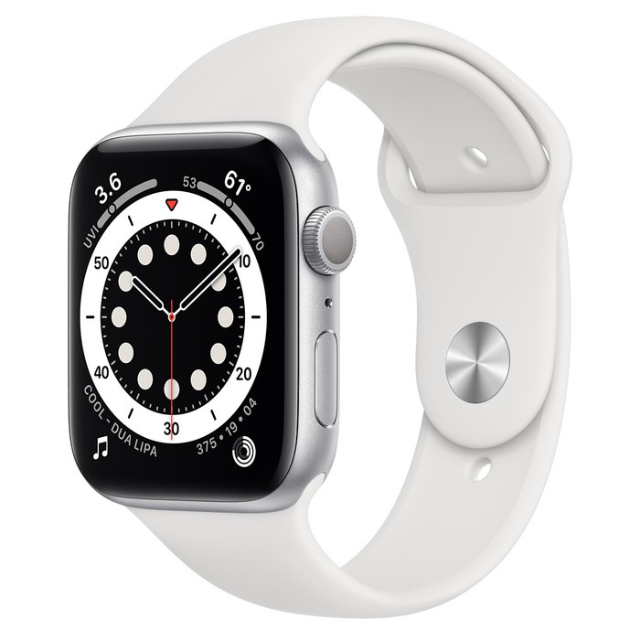 [Mã ELMALL100 giảm 100K đơn 5TR] Apple Watch Series 6 GPS 40mm viền nhôm dây cao su