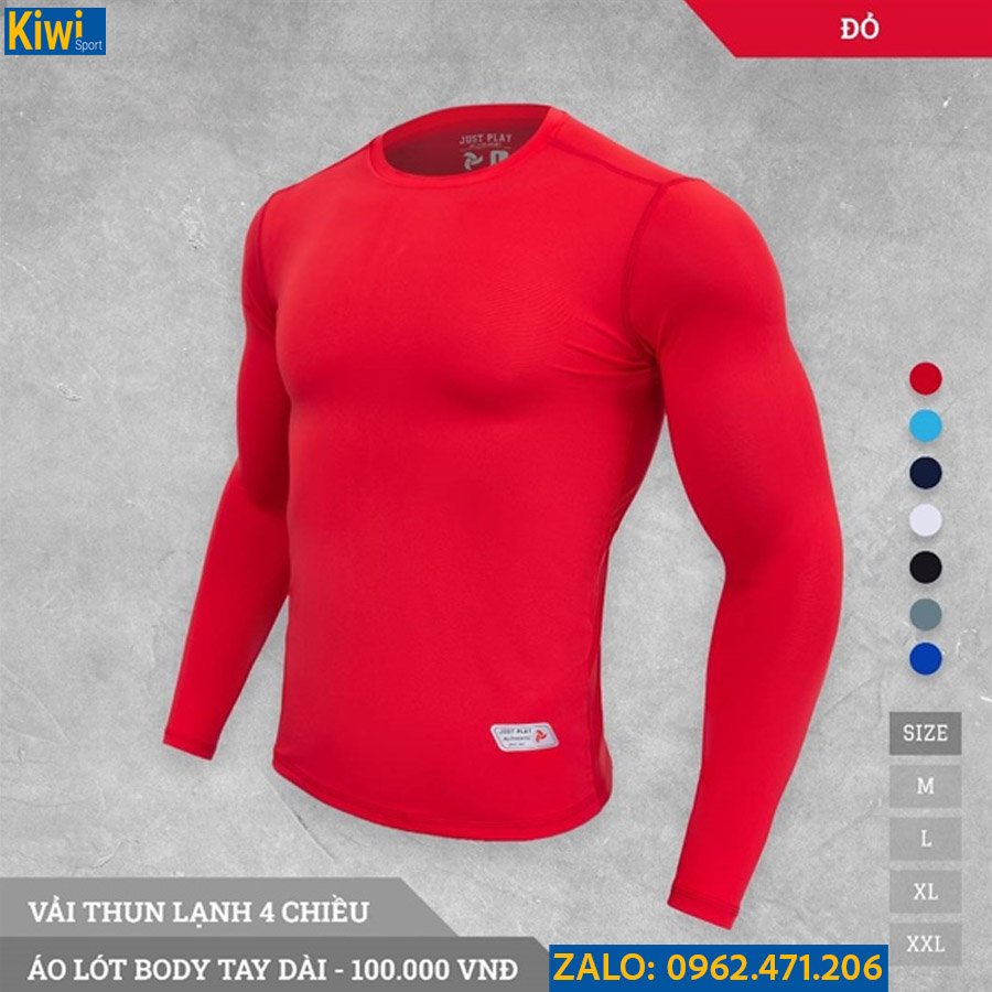 Áo Lót Body Giữ Nhiệt Tay Dài Thun Co Giãn 4 Chiều Mặc Chơi Bóng Đá, Trekking, Chạy Bộ, Trail Cực Đã TT17