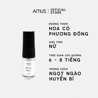 Tinh dầu nước hoa nữ no.1 amus 2ml