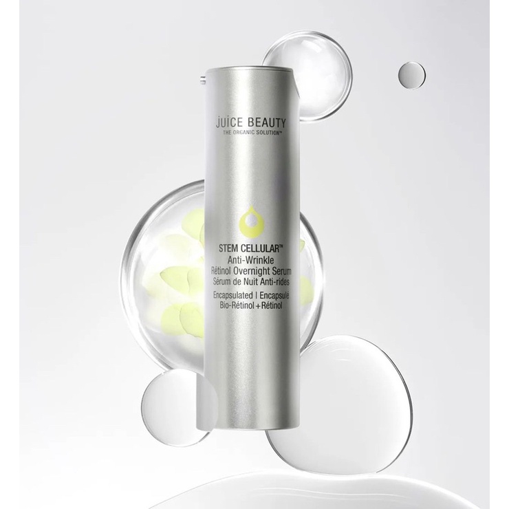 Tinh chất chống lão hoá JUICE BEAUTY Stem Cellular Anti-Wrinkle Retinol Overnight Serum