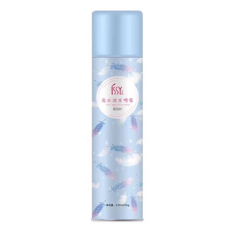 Dầu gội khô ISSY 150ml dạng xịt an toàn không cần nước dùng cho nam, nữ không bết tóc