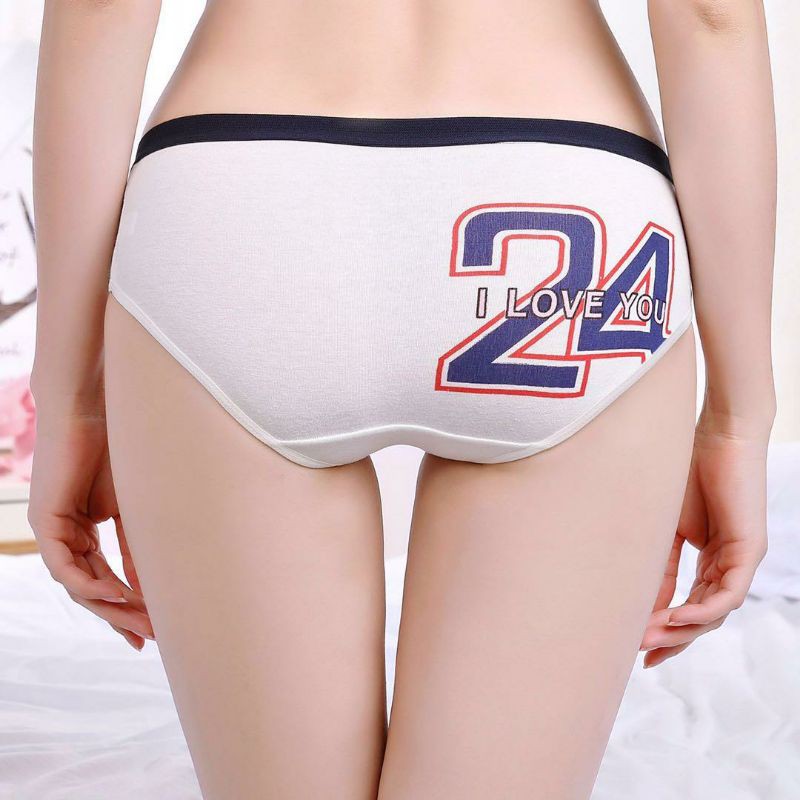 Quần Lót Nữ Cotton Phối Hình Rễ Thương