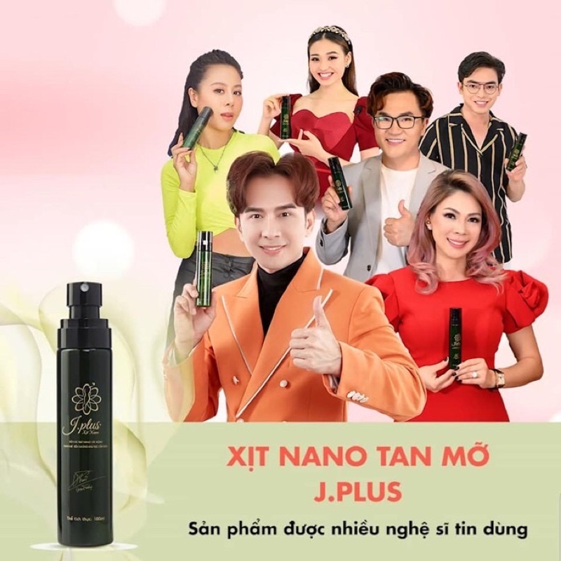 [ CHÍNH HÃNG MUA 2 TẶNG 1] combo 419k/3c Xịt tan mỡ Nano JPlus. Tan mỡ siêu tốc