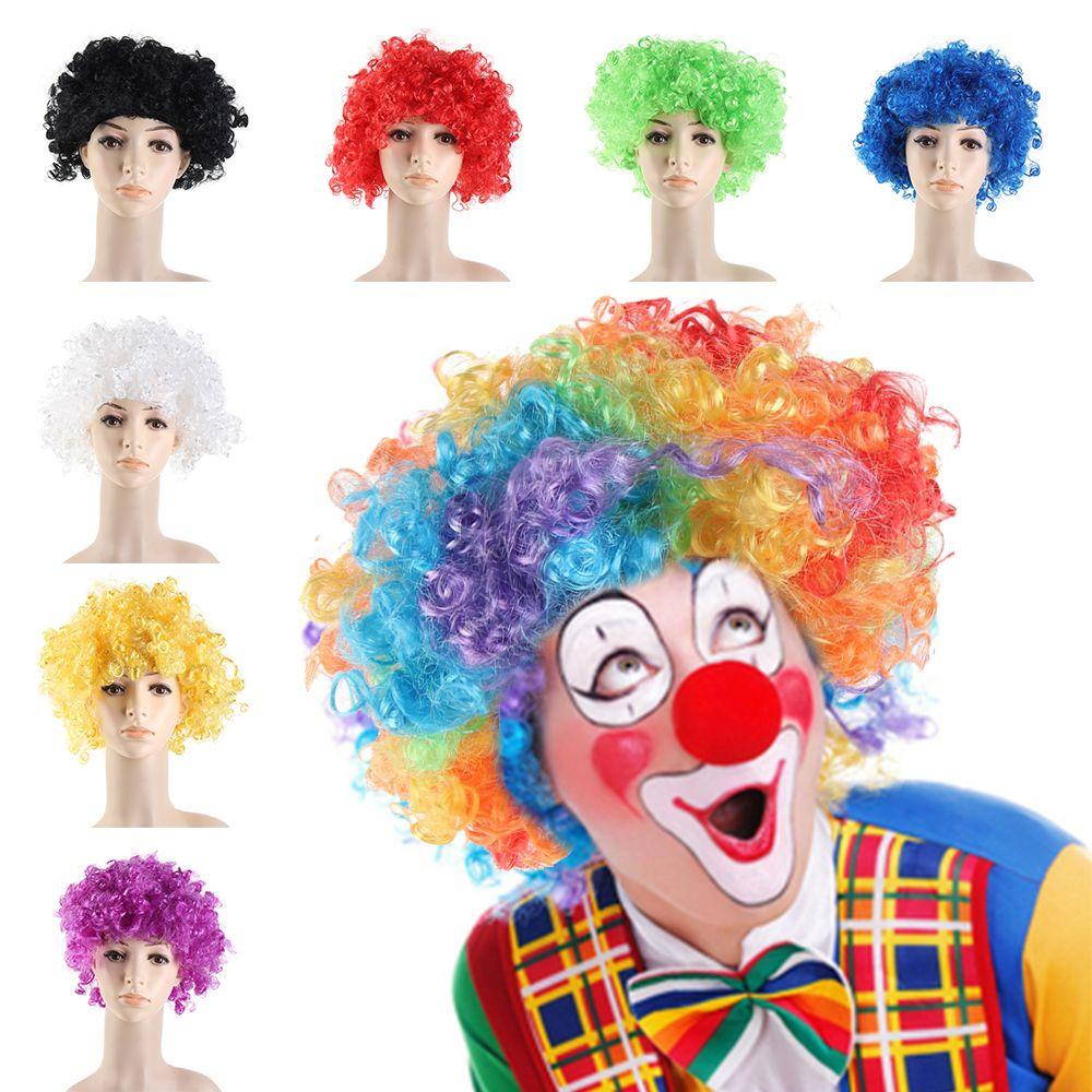 Bộ Tóc Giả Nhiều Màu Dùng Hóa Trang Tiệc Tùng / Lễ Hội Dành Cho Người Lớn Và Trẻ Em