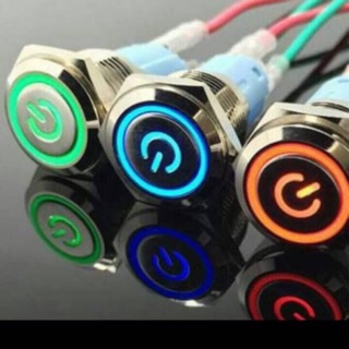 Công tắc có đèn 12v ấn giữ