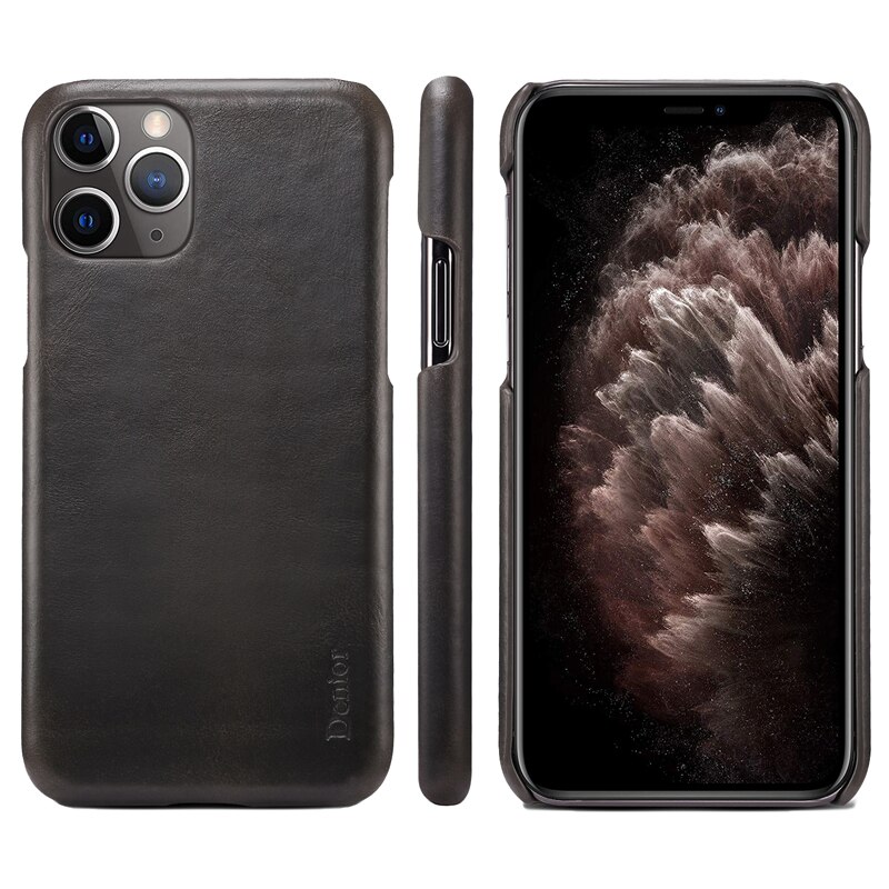 Ốp Điện Thoại Da Bò Thật Cho iPhone 12 Pro Max 13 Pro 13 11 Pro Max 12