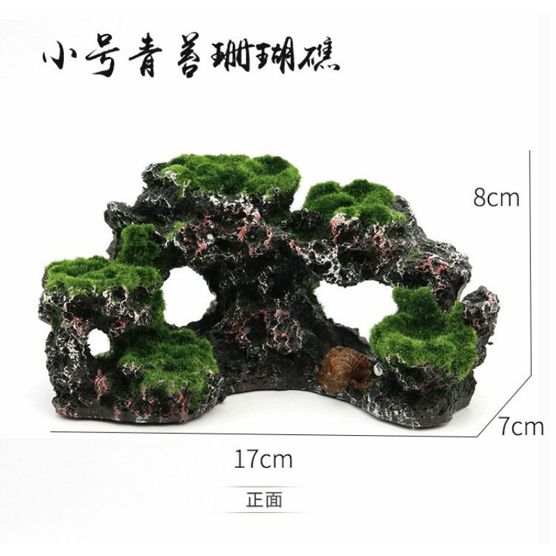 Mô hình núi đá tiểu cảnh hòn non bộ trang trí bể cá, lũa, bể thủy sinh p1