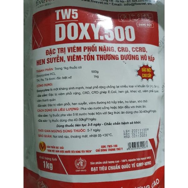 DOXY 50% TW5 GÓI 100G KHÒ KHÈ CRD