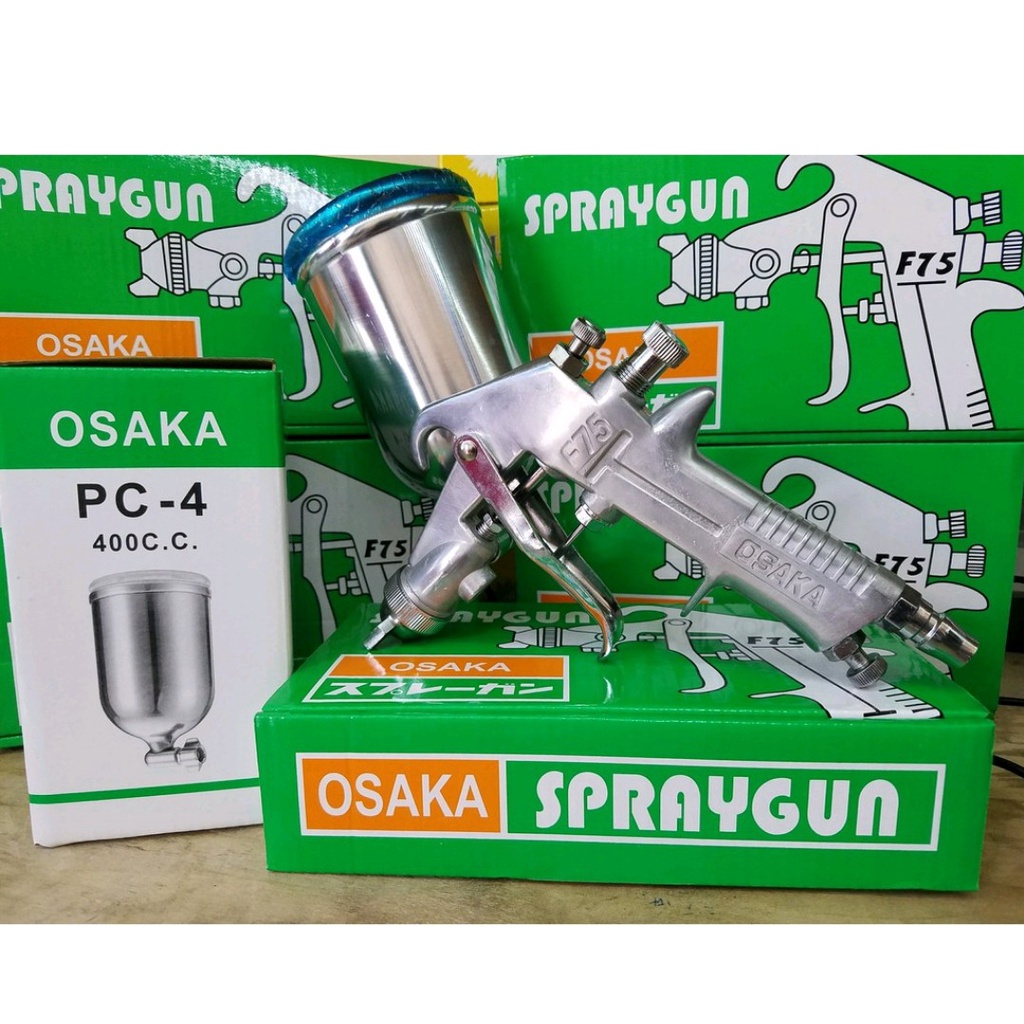 Súng phun sơn OSAKA F75 chính hãng ( bình 400cc)
