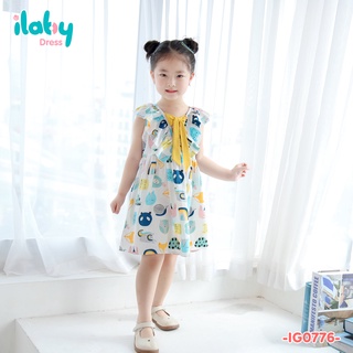 [25.6 GIẢM 40K ĐƠN 299K] váy cho bé gái ILABY [IG0776]