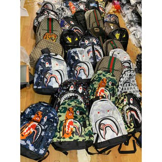 [FreeShip] BALO BAPE, Balo phản quang 3D. Cặp đi học [Ảnh thật 100%]
