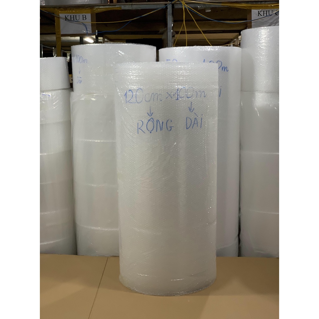 [Khổ to] Cuộn Xốp Khí, Xốp Nổ Chống Sốc, Bóng Khí chống sốc bọc hàng, Cuộn chống sốc, Xốp bọc hàng