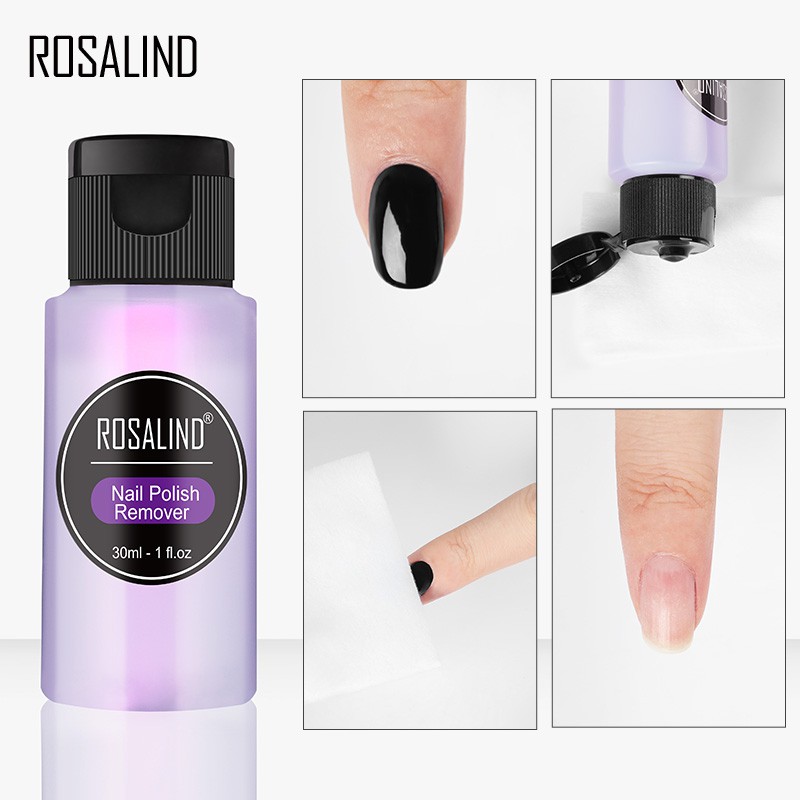 [Hàng mới về] Nước rửa móng tay ROSALIND tiện lợi 30ml