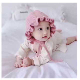 Mũ Nón Len Tai Bèo Siêu Cute Cho Bé, Mũ Len Tai Bèo Cho Bé Trai Bé Gái Mẫu Mới