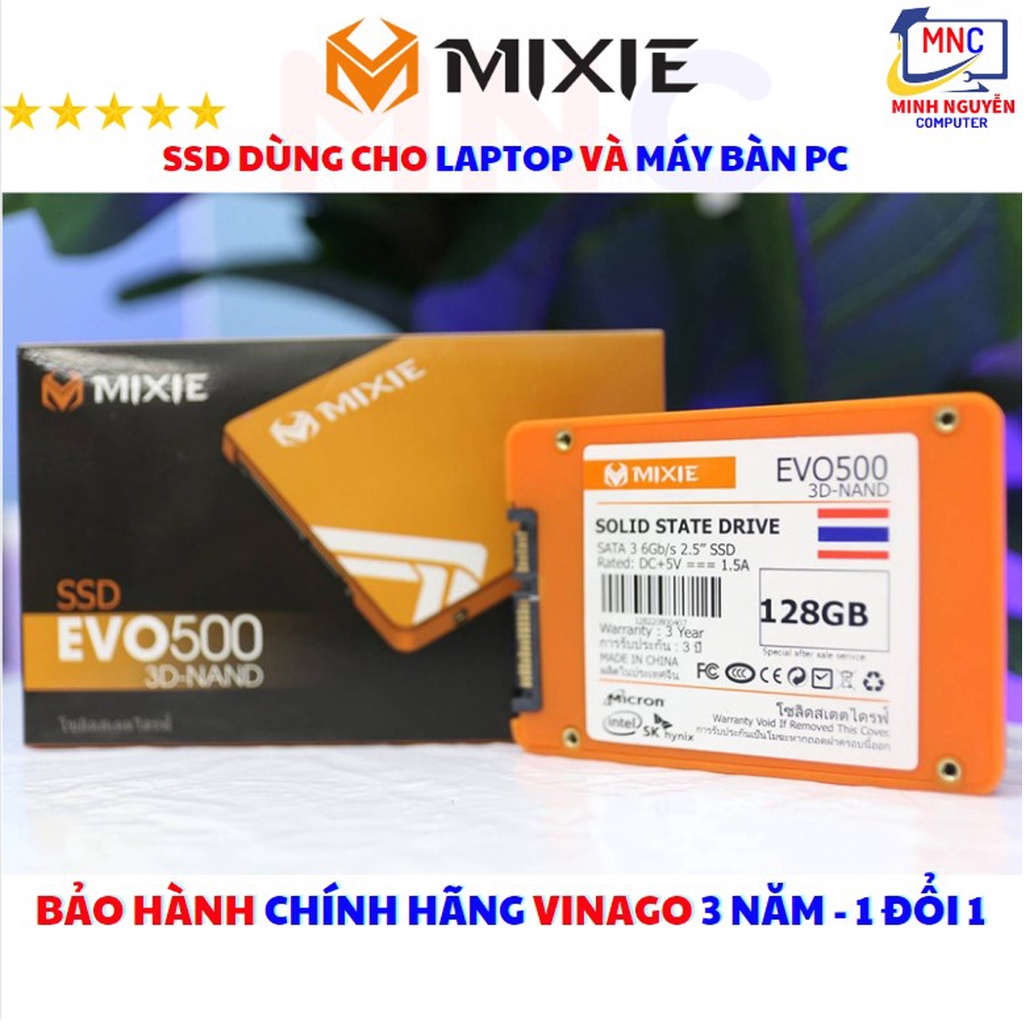 Ổ Cứng SSD 128GB MIXIE EVO500 SATA 3 - 2.5INCH - New 100% - Bảo Hành 3 Năm Chính Hãng | BigBuy360 - bigbuy360.vn