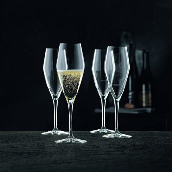 Bộ 4 ly rượu vang champagne Nachtmann ViNova 98075 Champagner, set bộ ly rượu vang cao cấp [hàng Đức]