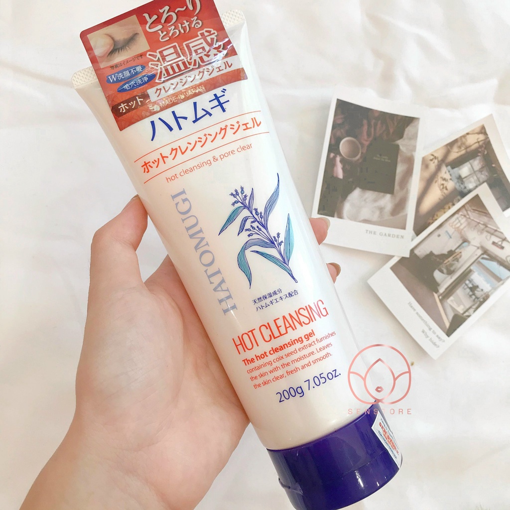 GEL TẨY TRANG NÓNG Ý DĨ HATOMUGI HOT CLEANSING GEL 200G