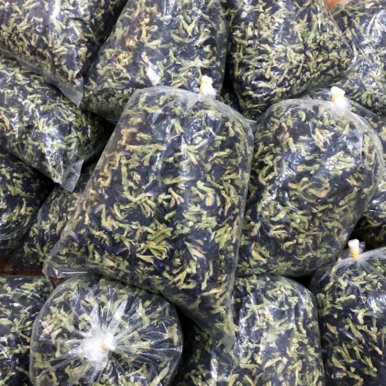 Sỉ 1kg Hoa đậu biếc khô giòn cam kết hàng chuẩn siêu đẹp (Loại 1)