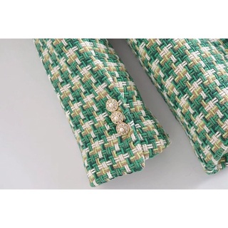 Pass áo blazer dạ tweed size M