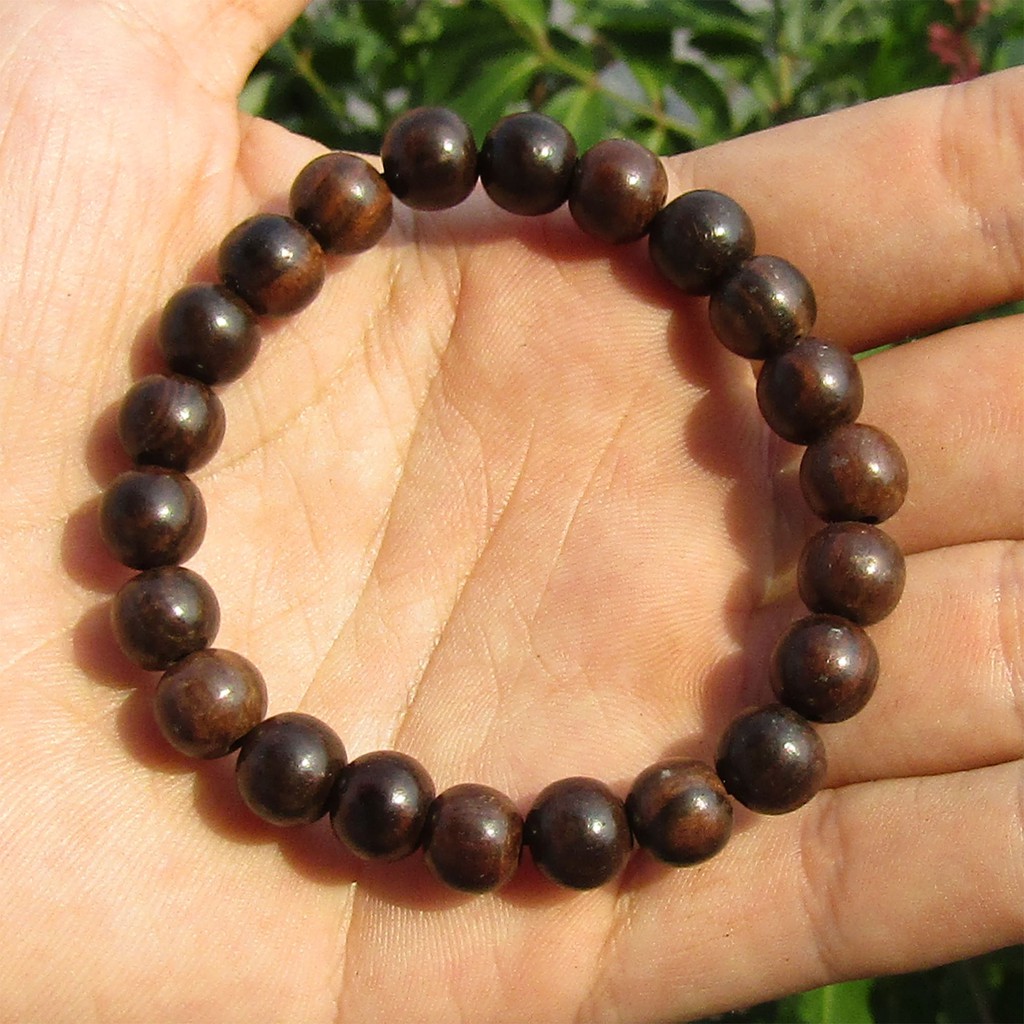 Vòng Tay Gỗ Mun Sọc