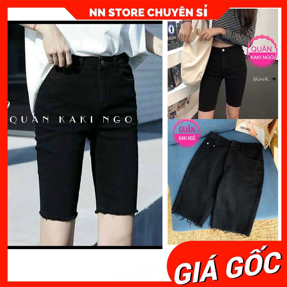 Quần lửng nữ ôm body chất kaki thun co giãn tốt mang lại sự thoải mái cho khách hàng QKN a50