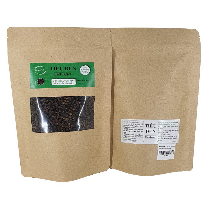 Tiêu đen hữu cơ 200gr